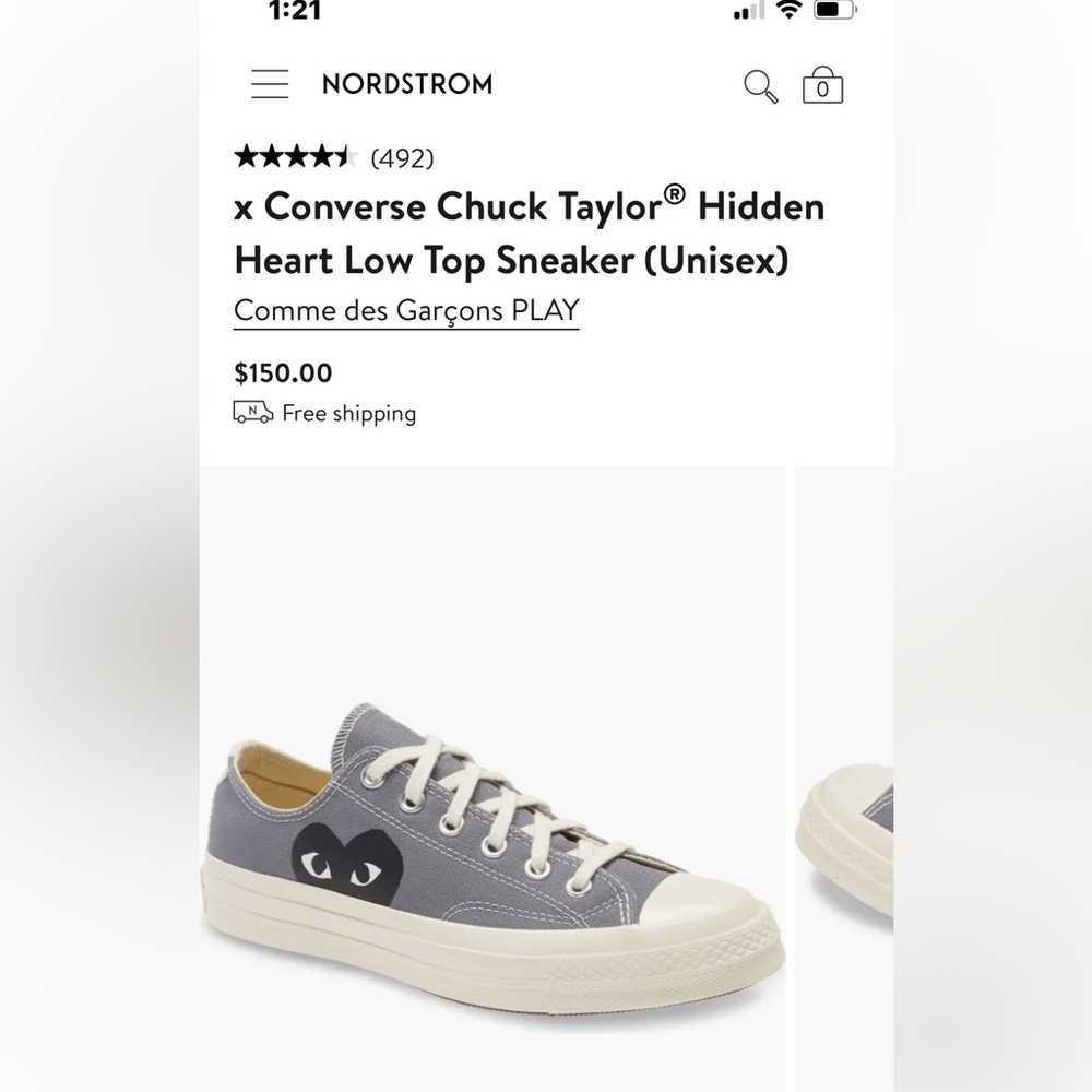 Converse Chuck Taylor worn once